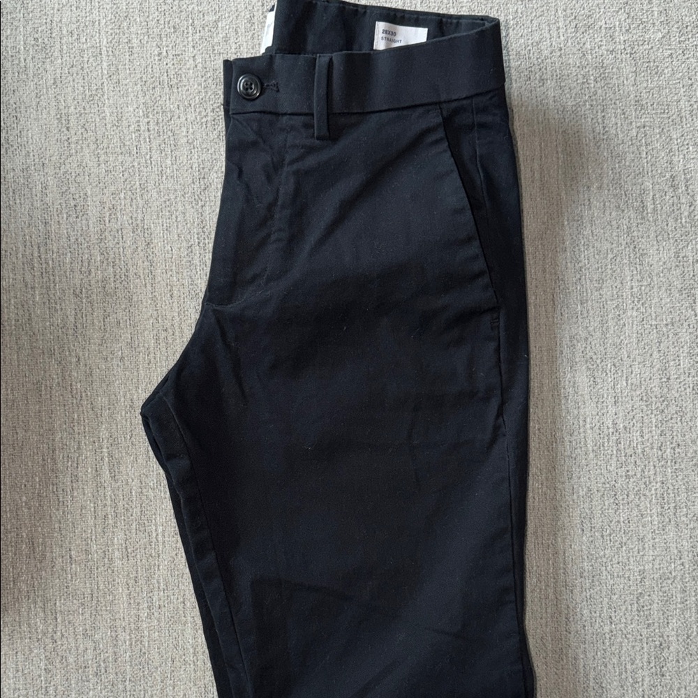 GAP Black Stretch Waistband Pants